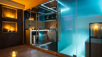 Sauna, hot tub, Turkish bath/hammam, body treatments, hydrotherapy