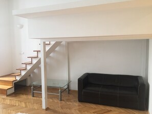 Economy Studio, 2 Queen Beds, City View, Mezzanine | Living area | LCD TV - Corso Apartment (Budapest)