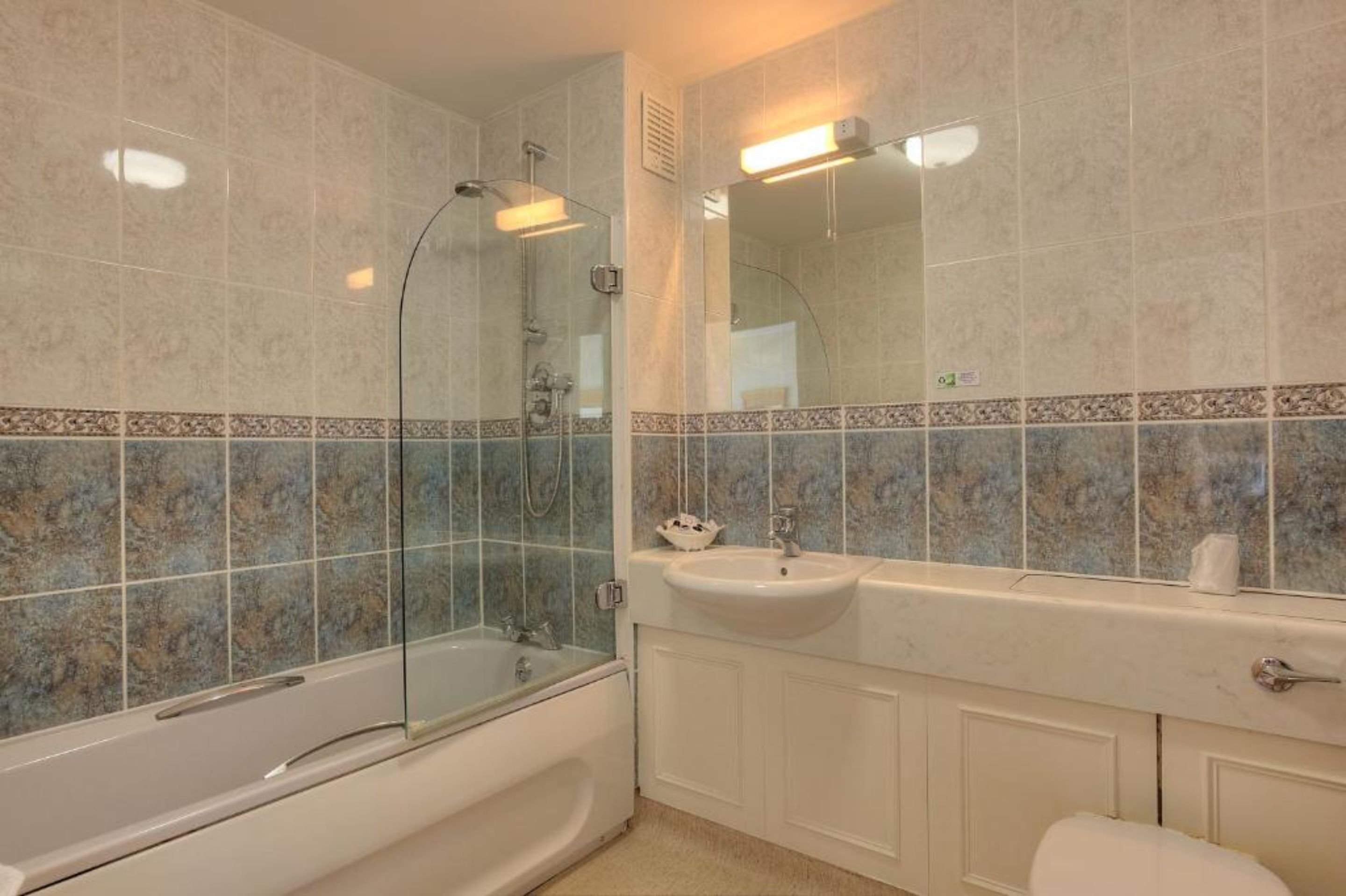 premium double or twin room | bathroom | combined shower/bathtub, free toiletries, hair dryer, towels