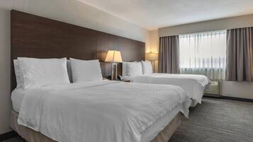 Suite, 2 Queen Beds, Non Smoking, Kitchenette (Dining Table;with Sofabed) | Desk, laptop workspace, blackout drapes, iron/ironing board