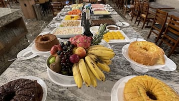 Breakfast, lunch, dinner served; Brazilian cuisine, pool views
