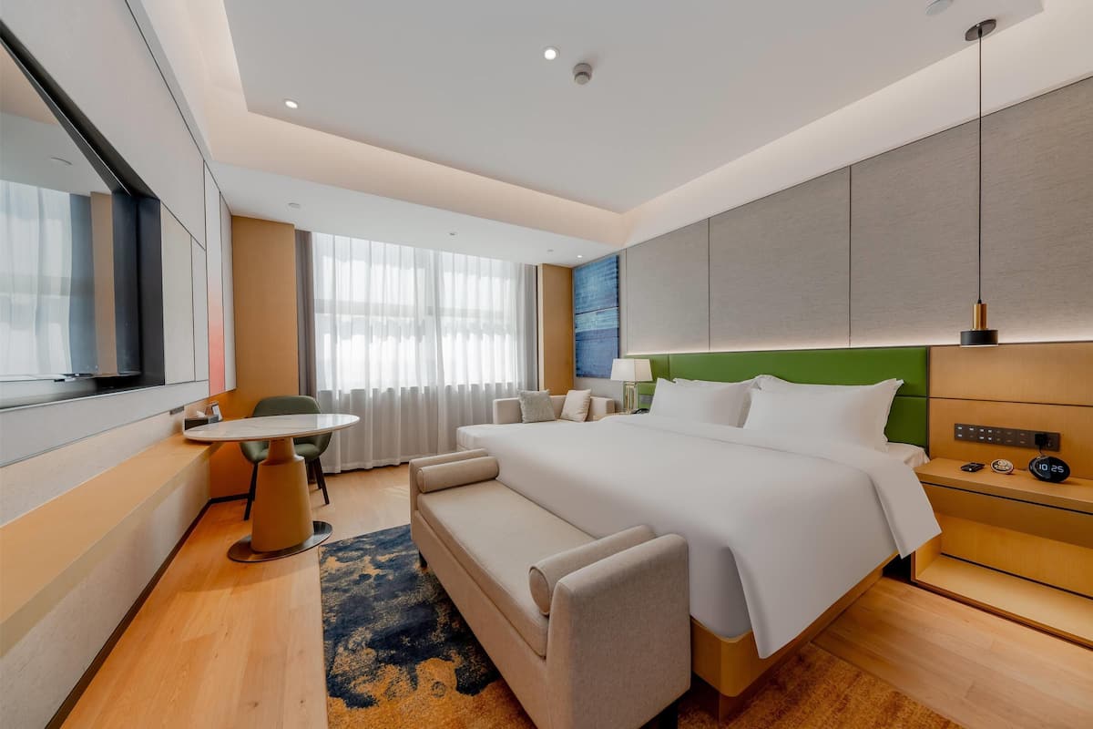 Business-Zimmer, 1 King-Bett, Nichtraucher | Daunenbettdecken, Pillowtop-Betten, Minibar, Zimmersafe