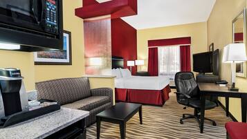 Suite, 1 King Bed | In-room safe, desk, iron/ironing board, cribs (free)