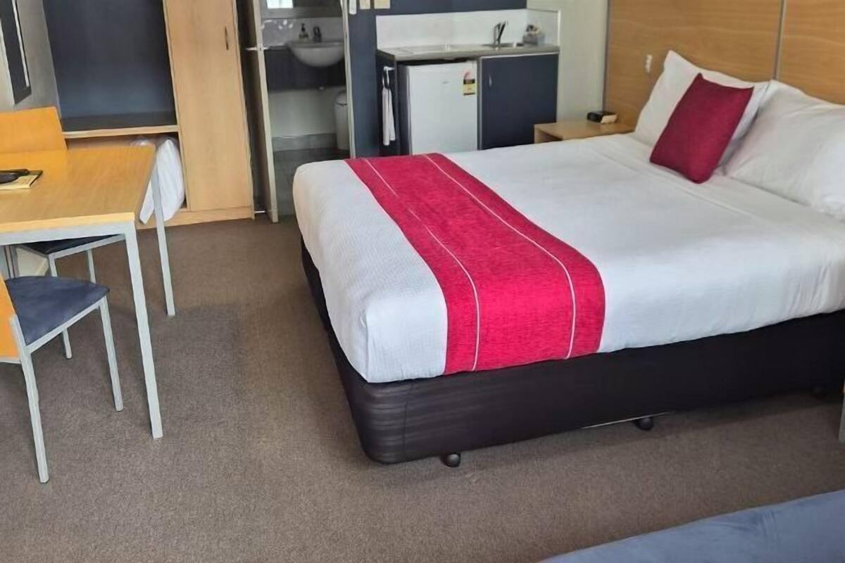 Select Comfort beds, blackout curtains, soundproofing