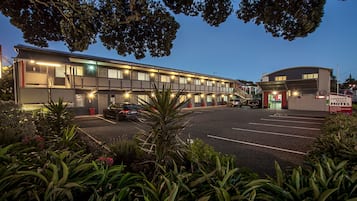 Front of property – evening/night