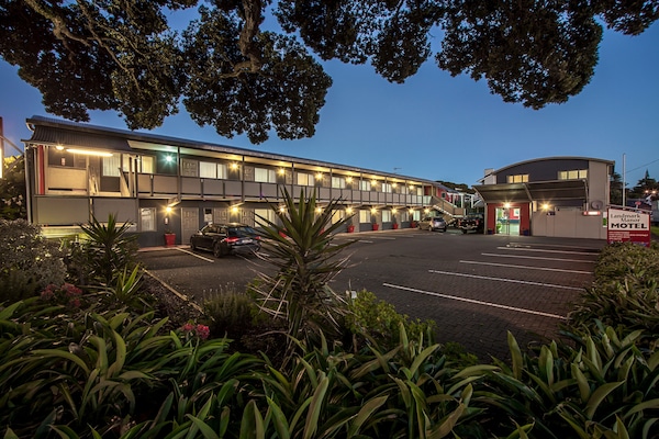 Front of property – evening/night