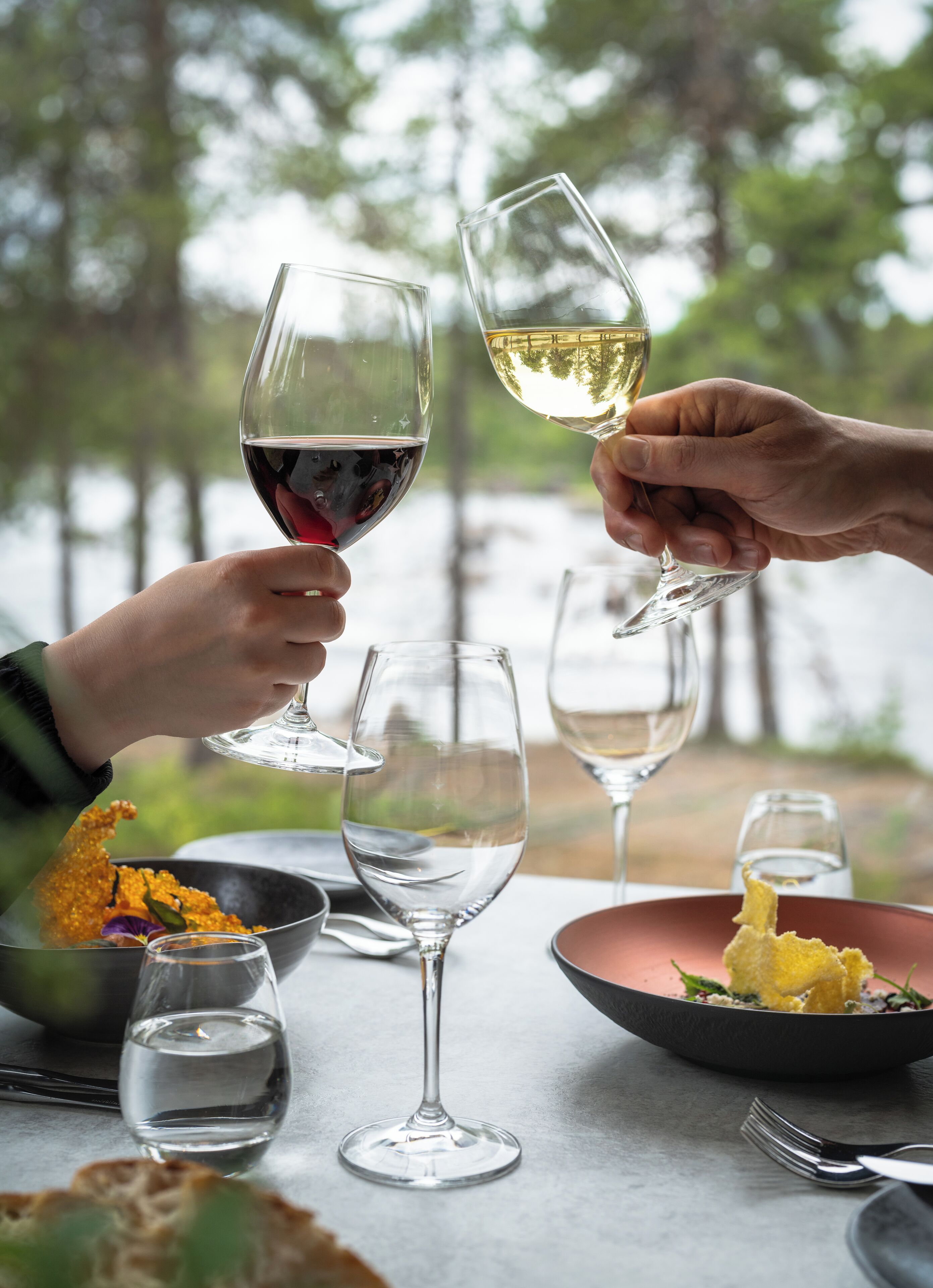 breakfast and dinner served, beach views