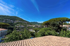 Byutsikt fra overnattingsstedet