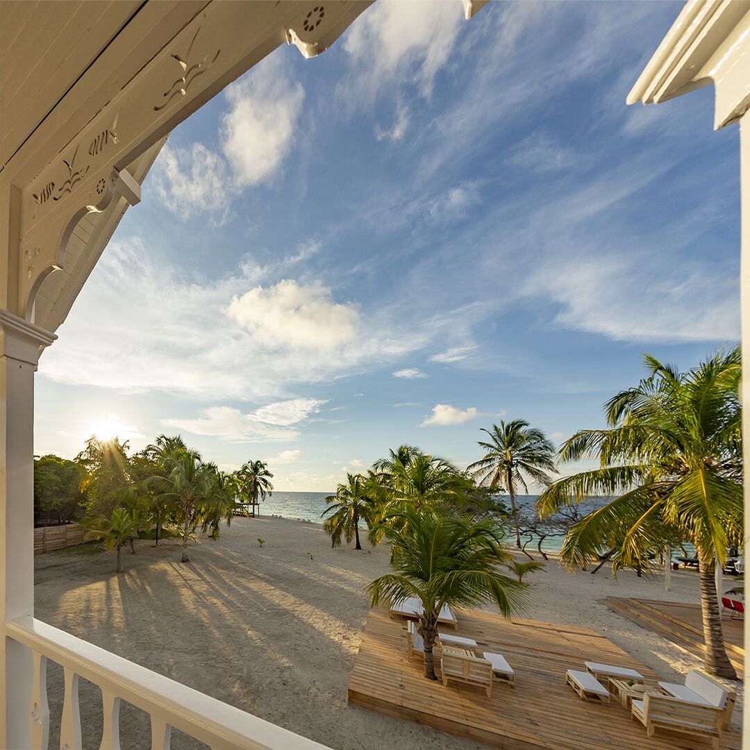 Suite, 1 King-Bett, eigenes Bad | Strand-/Meerblick