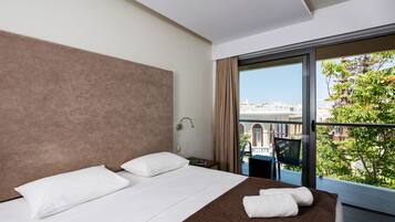 Dobbeltværelse - balkon - byudsigt | Udsigt fra værelset