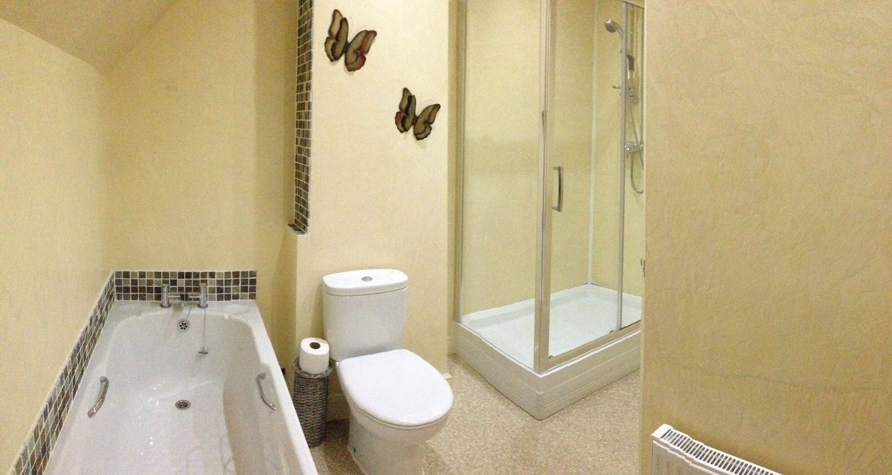 Dobbelt- eller tomannsrom – superior, eget bad (Bath Tub & Shower) | Bad