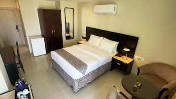 Biancheria da letto ipoallergenica, minibar, una cassaforte in camera