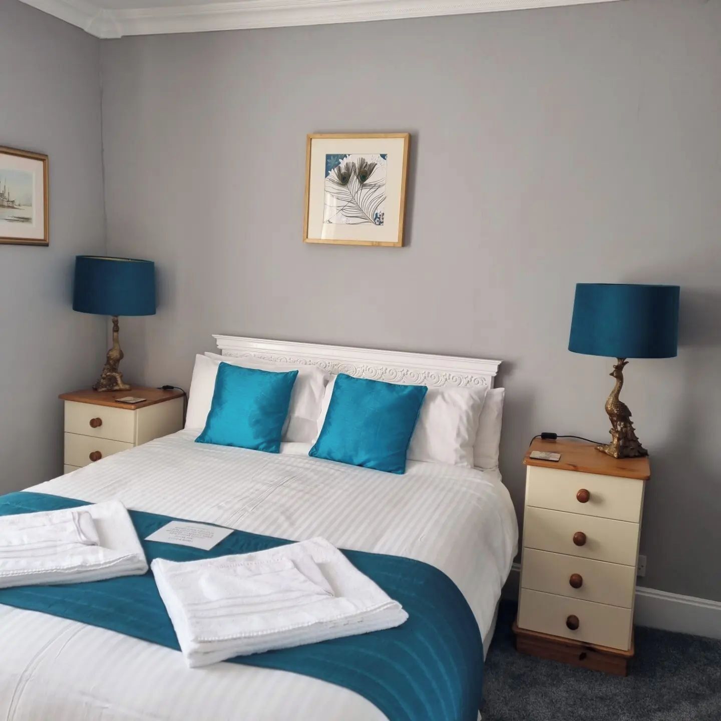 Individually decorated, individually furnished, iron/ironing board