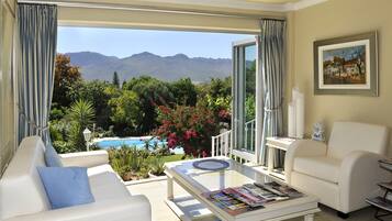 Sala de estar en el lobby