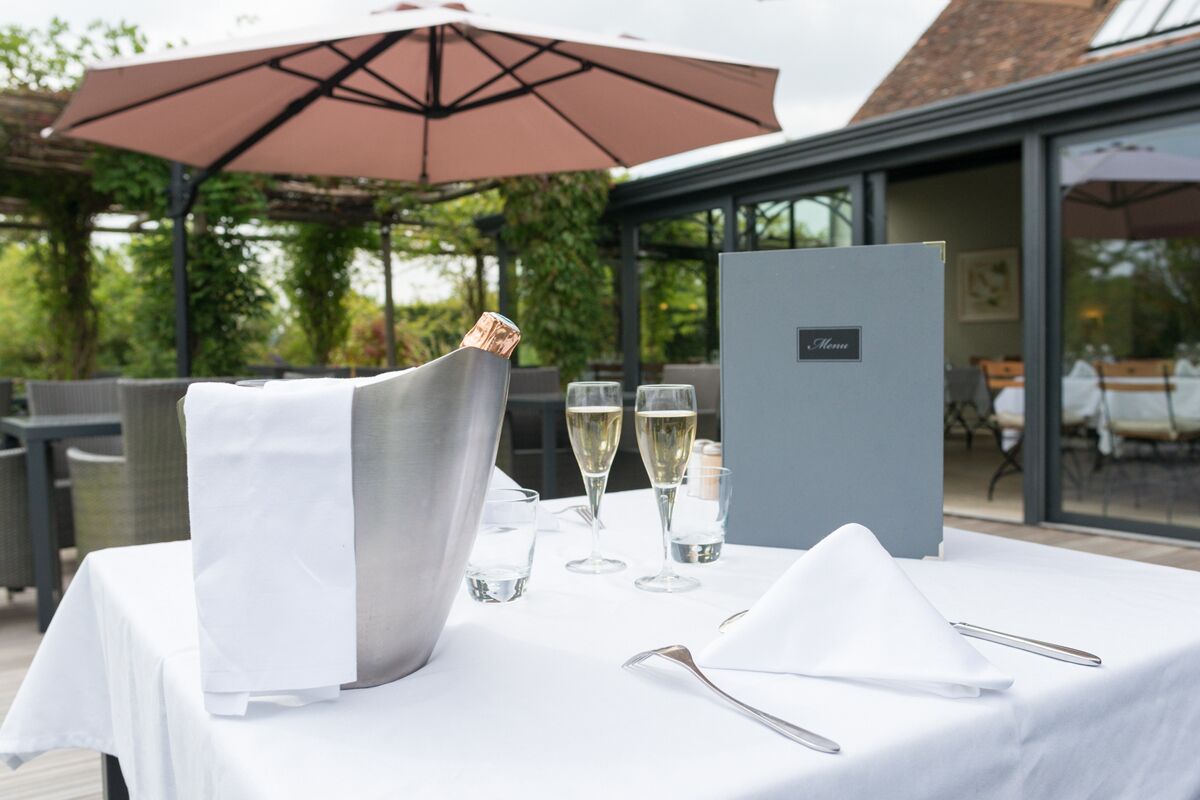 Breakfast, lunch, dinner served; garden views