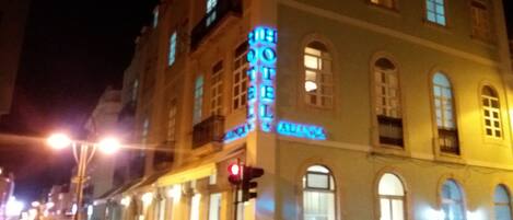 Front of property – evening/night