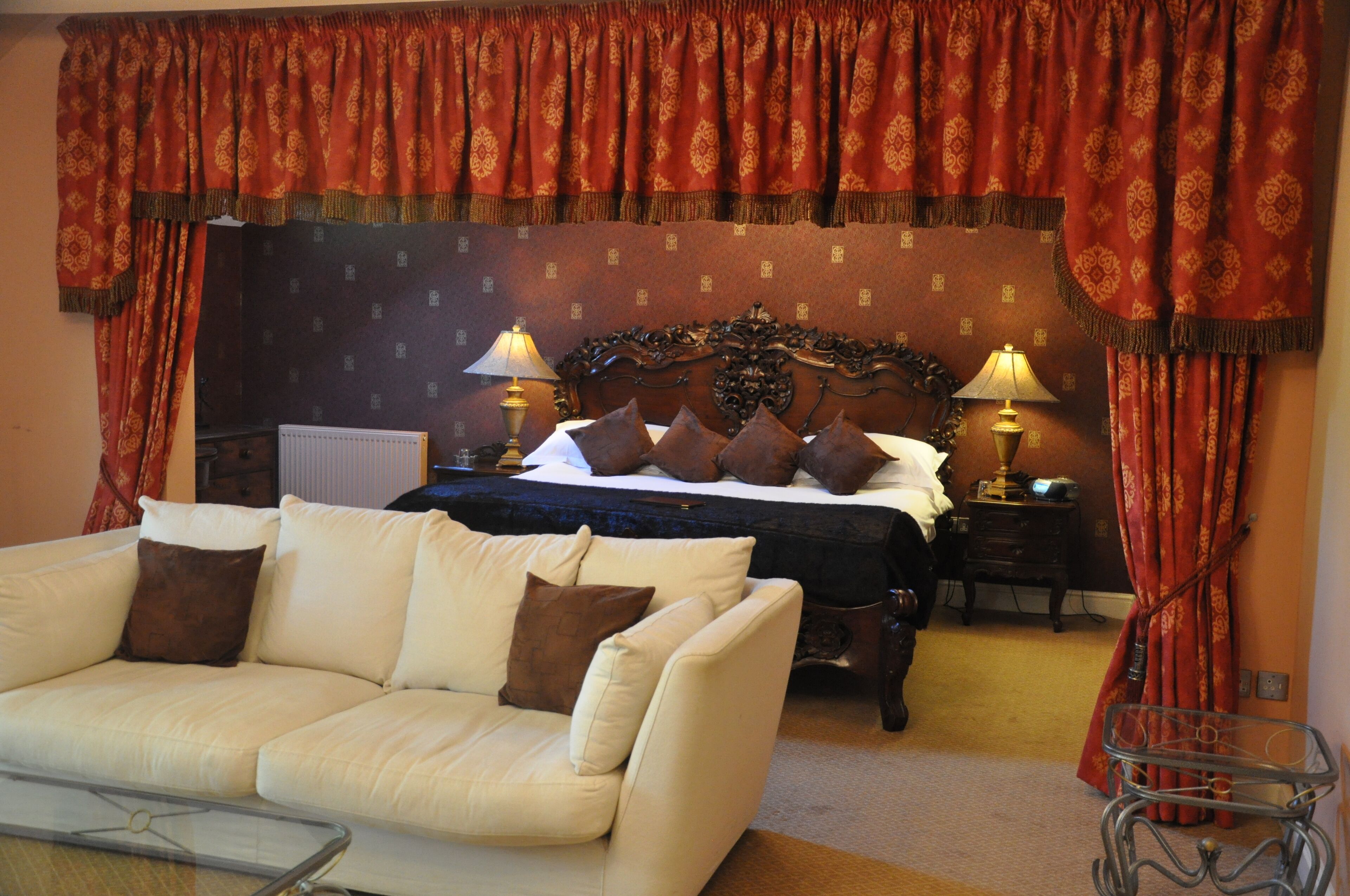 Honeymoon-Doppelzimmer, Whirlpool | Zimmersafe, Bügeleisen/Bügelbrett