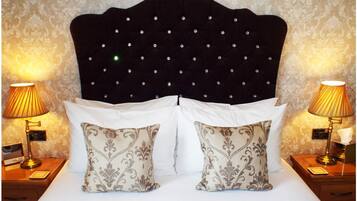 Desk, blackout drapes, iron/ironing board, free WiFi