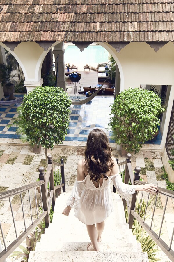 Deluxe Room (Balcón) | View from room - Casa Lecanda Boutique Hotel (Mérida)