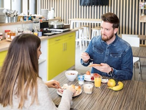 Daily buffet breakfast (EUR 15 per person)