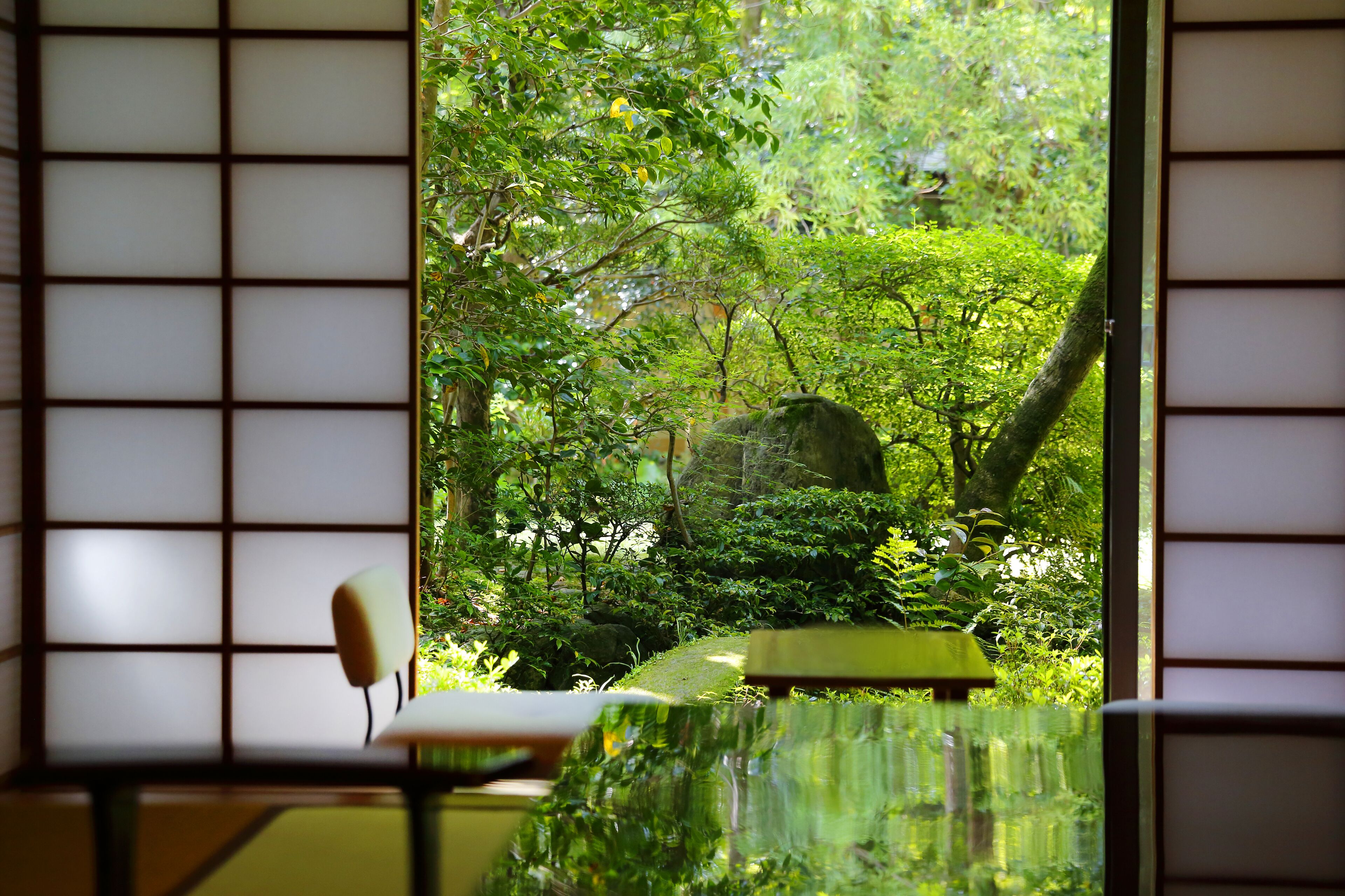 Japanese Style Room with Garden View, B Type | In-room safe, desk, soundproofing, free WiFi