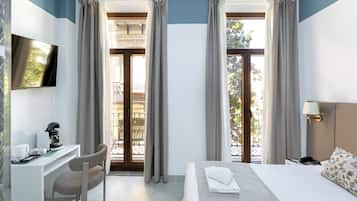 Doppia Superior, vista città | Materassi in memory foam, con stile personalizzato, insonorizzazione