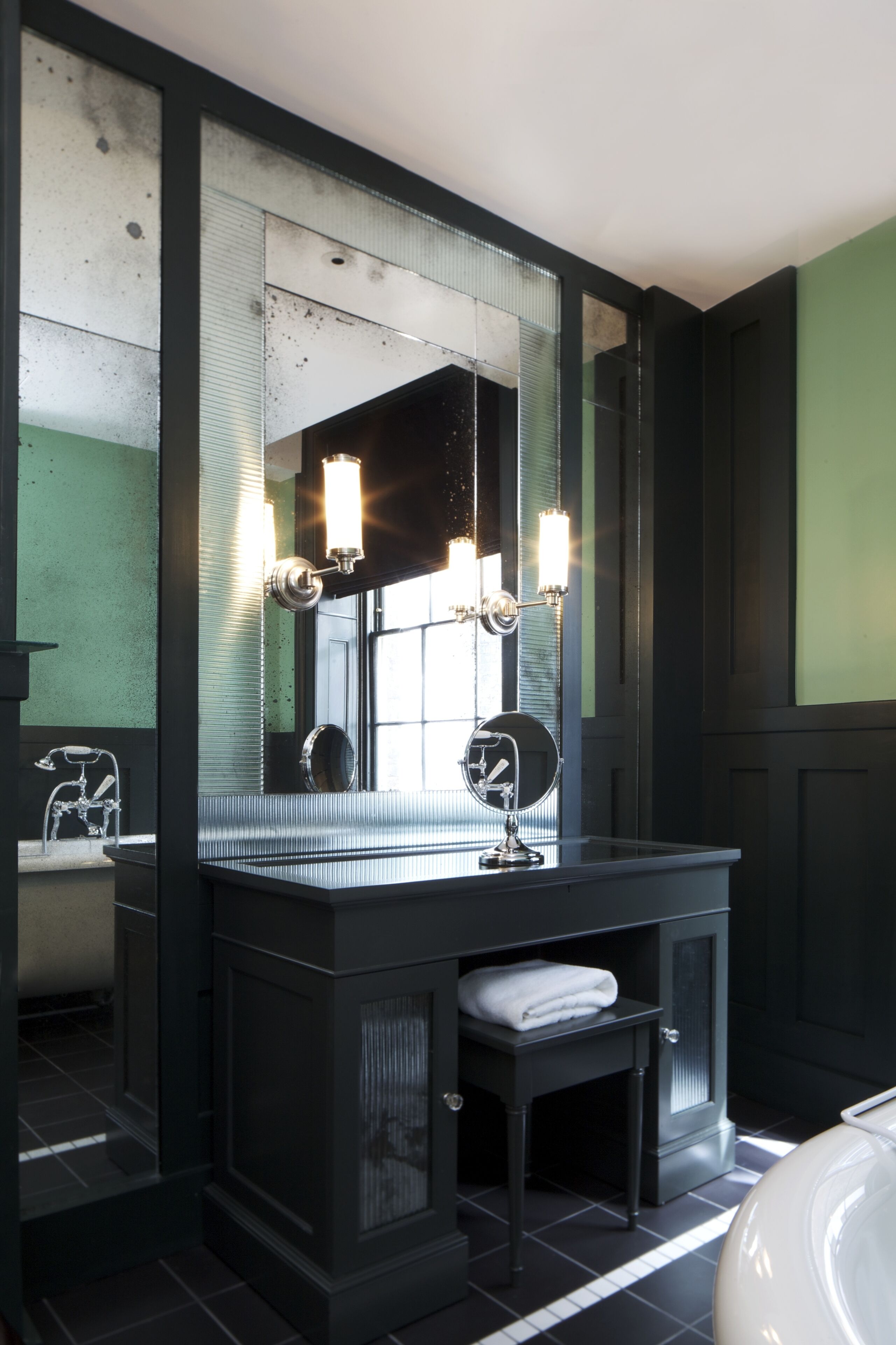 apartment | bathroom | designer toiletries, hair dryer, dressing gowns, slippers