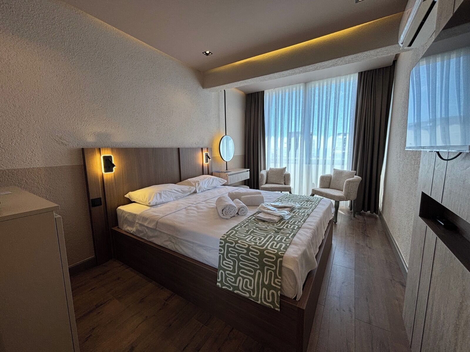 Standard Double Room, Sea View | Hypo-allergenic bedding, down comforters, Select Comfort beds