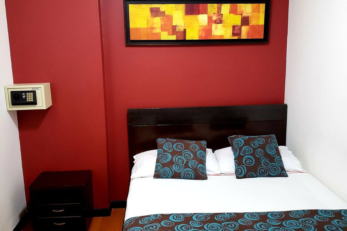 Habitación individual estándar, 1 cama doble | Ropa de cama hipoalergénica y edredones de plumas