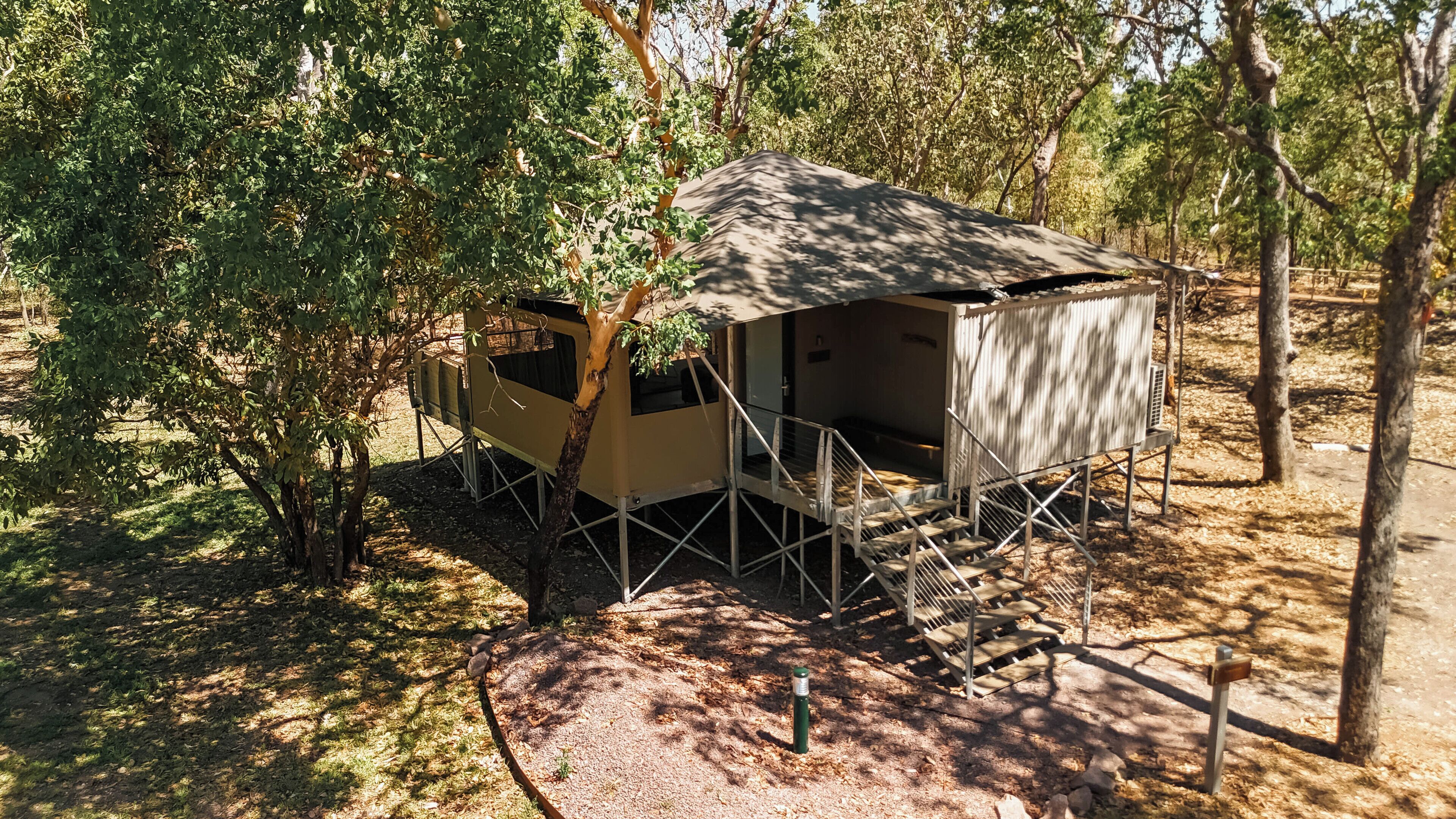 yellow water villa | garden view