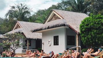 Quarto triplo família | Área de estar