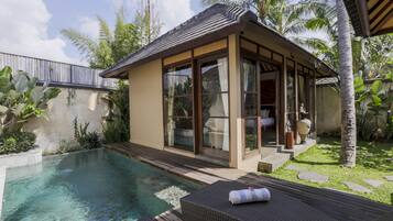 Vila, 1 quarto, piscina particular | Terraço/pátio