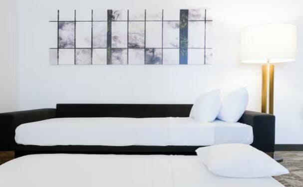 In-room safe, desk, laptop workspace, iron/ironing board