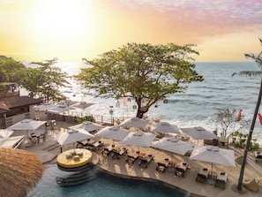 Vue depuis lâhĂ©bergement