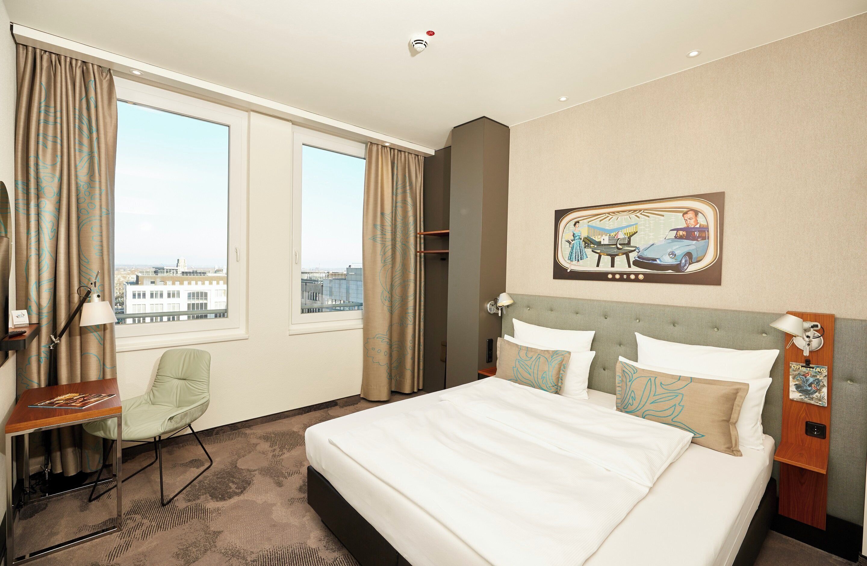 premium bedding, blackout curtains, soundproofing, iron/ironing board