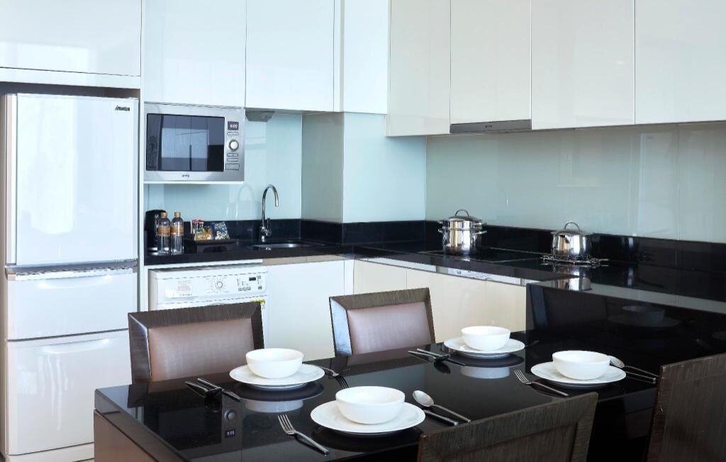 Cozinha privada | Geladeira, micro-ondas, chaleira elétrica