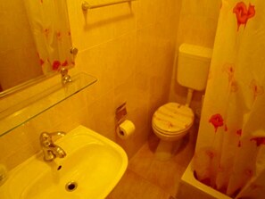 Free toiletries, hair dryer