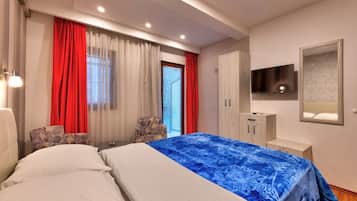 Premium bedding, memory-foam beds, individually decorated, desk