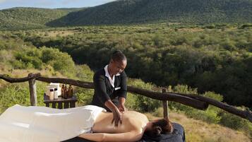 Tratamentos corporais, aromaterapia, massagens musculares profundas