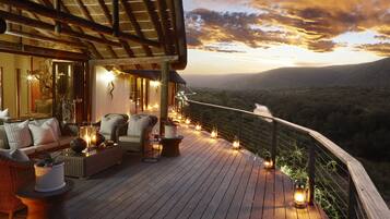 Front of property – evening/night