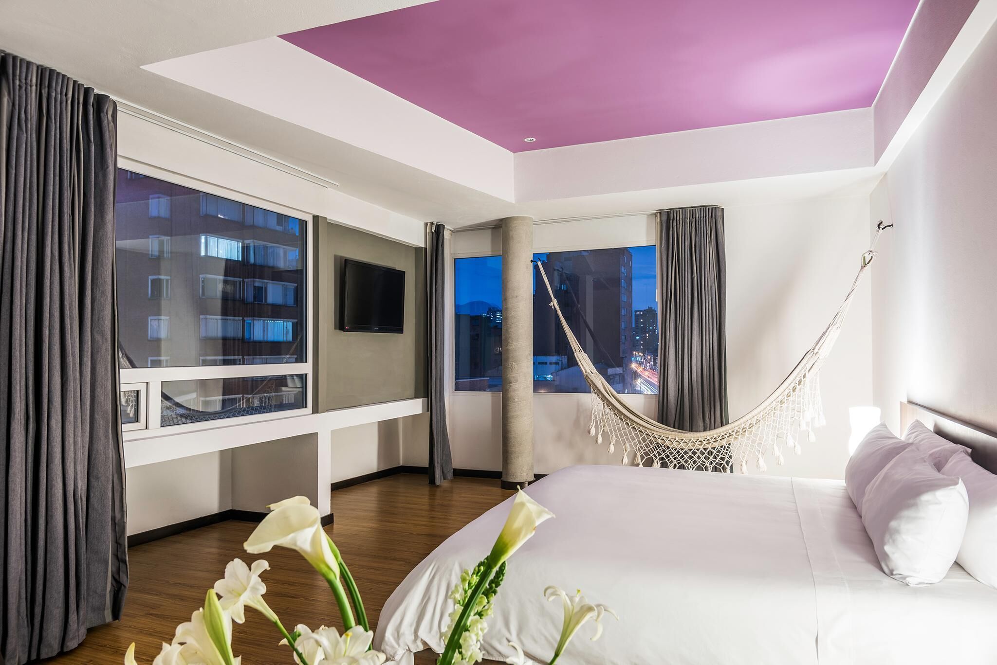 Roupas de cama premium, camas com colchões pillow-top