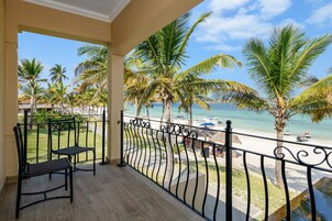 Four Bedroom Beach Front Duplex Apartment | In-room safe, travel crib, bed sheets