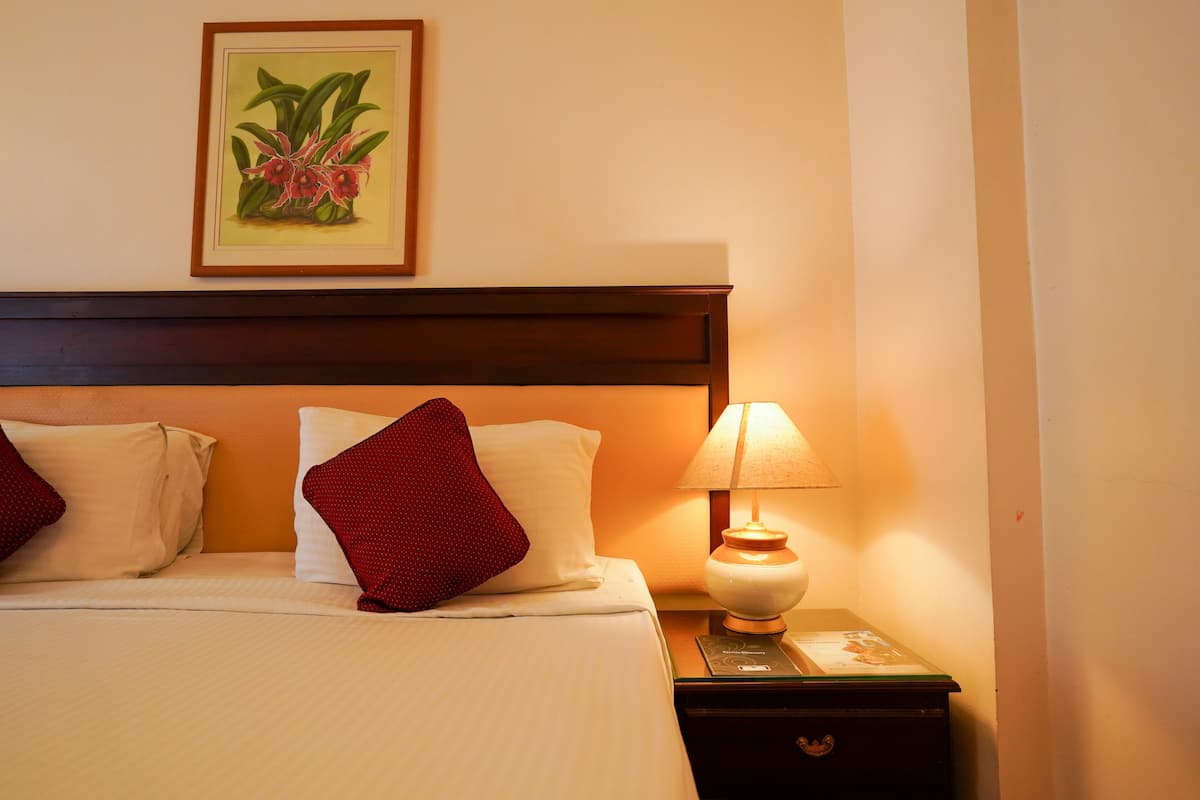 standard double room | egyptian cotton sheets, premium bedding, pillow-top beds, in-room safe