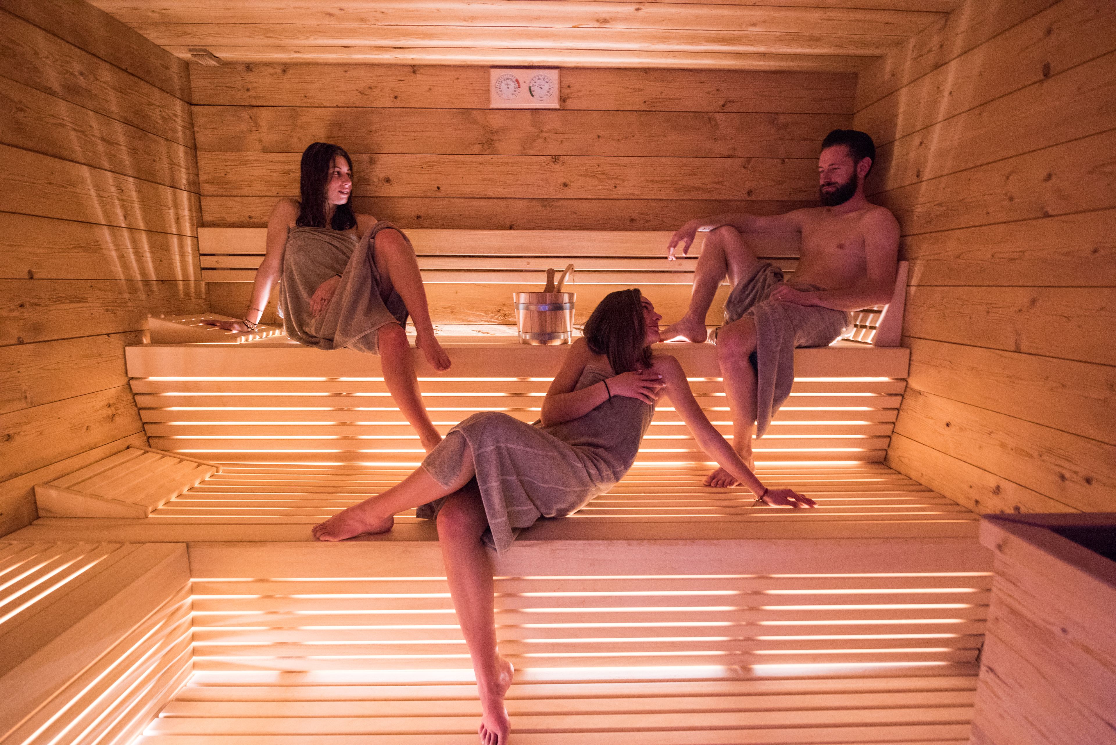 indoor pool, outdoor pool, pool loungers