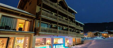 Front of property - evening/night