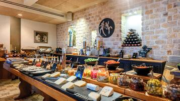 Daily buffet breakfast (ILS 55 per person)