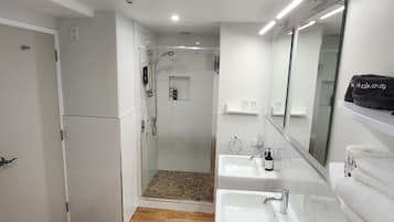 Deluxe Double or Twin Room | Bathroom | Shower, free toiletries, hair dryer, bathrobes