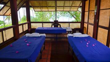 Hot stone massages, Swedish massages, body scrubs, 1 treatment room