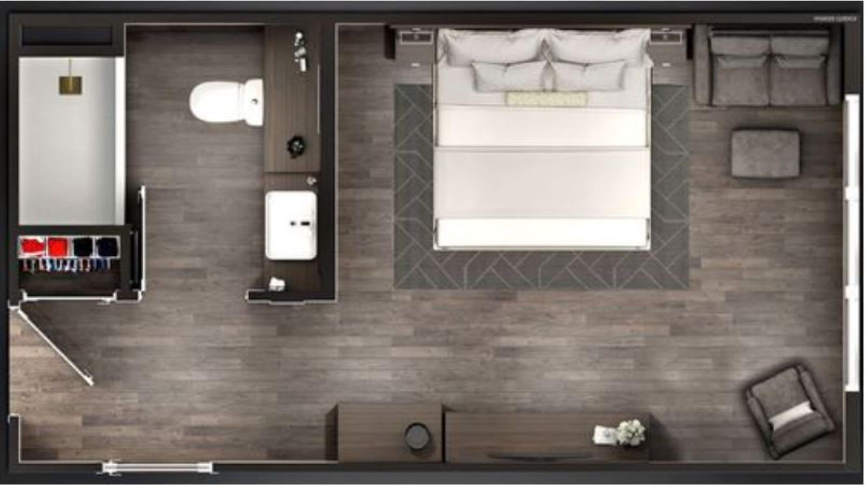 studio (terraces) | floor plan