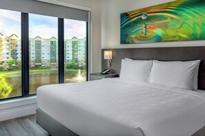 Premium bedding, down comforters, in-room safe, blackout drapes